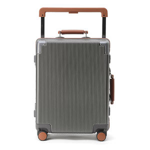 <span class=keywords><strong>Valise</strong></span> d'affaires unisexe sur mesure avec cadre en aluminium et poignée télescopique à 360° °   <span class=keywords><strong>Valise</strong></span> à roulettes avec porte-gobelet en polycarbonate rigide - Product Image 5
