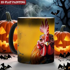 <b>Ceramic</b> <b>Mug</b> Frosted Black 11oz Heat Sensitive Sublimation Blank Cup - Product Image 6