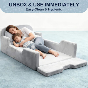 2026 Hot Selling Multi-Functional High Density <b>Sponge</b> for Toddlers Child <b>Bed</b> for Growing Boneless Kids <b>Bed</b> - Product Image 5