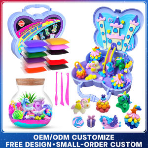 Kit de jouets en argile <span class=keywords><strong>à</strong></span> <span class=keywords><strong>modeler</strong></span> DIY, conception OEM/ODM personnalisée, 12 couleurs, argile super <span class=keywords><strong>l</strong></span>égère <span class=keywords><strong>à</strong></span> séchage <span class=keywords><strong>à</strong></span> <span class=keywords><strong>l</strong></span>'<span class=keywords><strong>air</strong></span> - Product Image 1