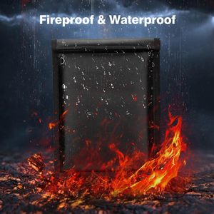 Paquete de 4 Bolsas Grandes Resistentes al Fuego y al Agua, Protector de <span class=keywords><strong>Llaves</strong></span> RFID <span class=keywords><strong>para</strong></span> Teléfonos, Tabletas y <span class=keywords><strong>Llaves</strong></span> de Auto, Gran Venta - Product Image 2