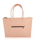 Sac à main en feutre simple et polyvalent, grande capacité, fermeture éclair, écologique, léger, unisexe, sacoche portable, sac de rangement pour le bureau