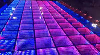 Botai 3D LED Dance Floor Miroir magnétique RVB étanche extérieur pour le spectacle de voiture de fête de mariage