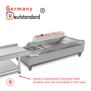 Thiết bị phục vụ 4 hàng nhỏ Donut máy làm Donut máy với nồi chiên điện tự động nhỏ bánh rán Máy làm - Product Image 5