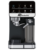 Cafetera Espresso Automática para el Hogar con Sistema de Preparación Programable, Molinillo Eléctrico y 20 Bares de Presión