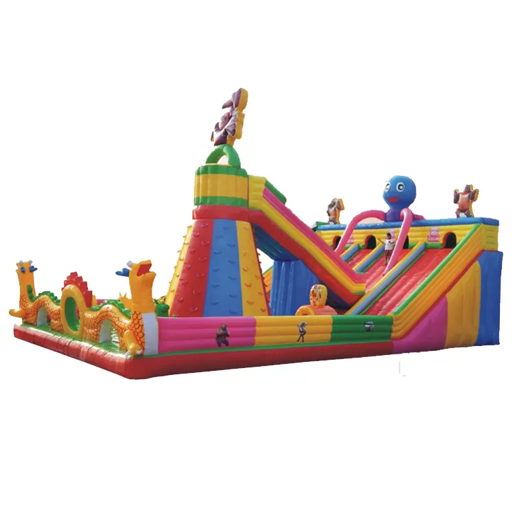 Castillo hinchable de juguete para niños, castillo hinchable para saltar al aire