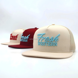 Casquette Trucker Snapback 5 Panneaux Y-P Ypoong avec Logo Personnalisé Unisexe 6006, Casquette Papa à Visière Courbe, Casquettes en Maille Perforée, Casquette de Golf Performance - Product Image 1