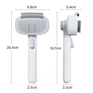 2 in 1 <b>Cat</b> Brushes Pet Grooming Comb for Dogs <b>Cats</b> Shedding <b>Hair</b> Clean Brush Self-Cleaning Dog <b>Cat</b> <b>Hair</b> <b>Removal</b> Brushes - Product Image 4
