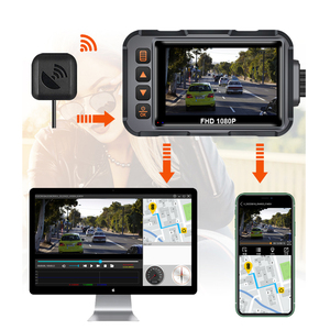 <span class=keywords><strong>Wifi</strong></span> Xe Máy <span class=keywords><strong>DVR</strong></span> Dash Cam 1080P + 1080P Đầy Đủ HD Ống Kính Không Thấm Nước Phía Trước Phía Sau Xem GPS Logger Hộp Ghi Âm Mới Xe Máy Máy Ảnh - Product Image 2