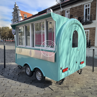 Camion distributeur automatique de crème glacée Concession Food Trailer Mobile Coffee Bar Cart avec cuisine Bbq Trailer Mobile Food Car à vendre