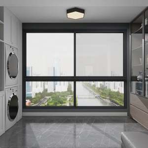 Fenêtres coulissantes en aluminium robustes avec un design résistant aux intempéries Fenêtres en aluminium Triple vitrage pour l'extérieur de la maison - Product Image 4