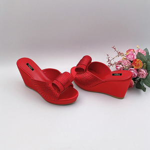 Sandali con tacco alto da <span class=keywords><strong>donna</strong></span> Y 37-42, nuovi, con strass, antiscivolo, con <span class=keywords><strong>zeppa</strong></span>, freschi per l'uso all'aperto, <span class=keywords><strong>ciabatte</strong></span> con tacco alto e suola spessa - Product Image 2