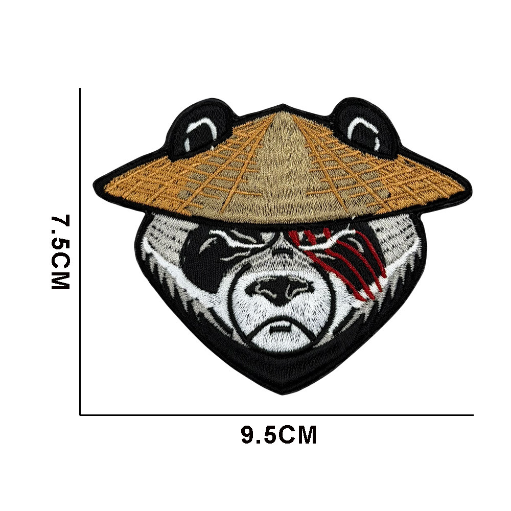 Bamboo hat panda