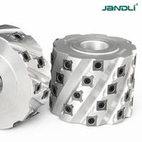 Tête de coupe hélicoïdale indexable de qualité industrielle avec inserts en carbure pour dégauchisseuse quatre faces
