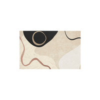Abstract Geometric Line Carpet for Living Room, Large Full Spread Area Rug, Home Floor Mat for Cloakroom Homestay Office Decor