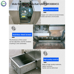 Máquina <span class=keywords><strong>Industrial</strong></span> para Triturar Huesos, Trituradora de Huesos de Ganado, Equipo para Triturar Carne y Huesos - Product Image 3