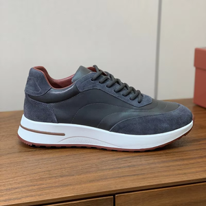 Zapatos de Diseñador de Lujo, Estilo Europeo, para Parejas, Marca de Moda, Otoño Invierno, Nuevos Zapatos Casuales de Moda, de Gamuza Vacuna, de Suela Gruesa y Baja - Product Image 3
