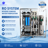 Sistem Reverse Osmosis Industri, Instalasi Pengolahan Air RO, Mesin Pemurnian Air Murni Stainless Steel untuk Penggunaan Industri