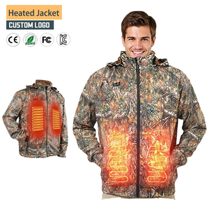 Giacca Invernale da Caccia per Uomo Personalizzata con USB Riscaldato, Impermeabile, Calda, Antivento, Traspirante, con Stampa e Funzione Elettrica Intelligente - Product Image 1