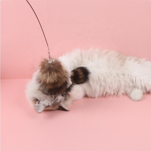 Queue de raton laveur, bâton de chat drôle et rétractable, jouets interactifs - Product Image 5