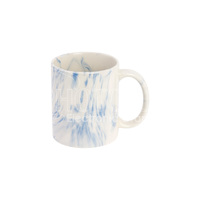 11 oz. Tasse en céramique à texture marbrée vierge Sublimation Tasse à café personnalisée