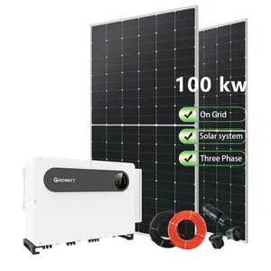 Industrial 100KW Solar Energy System Solar Panel System for Efficient Energy Production