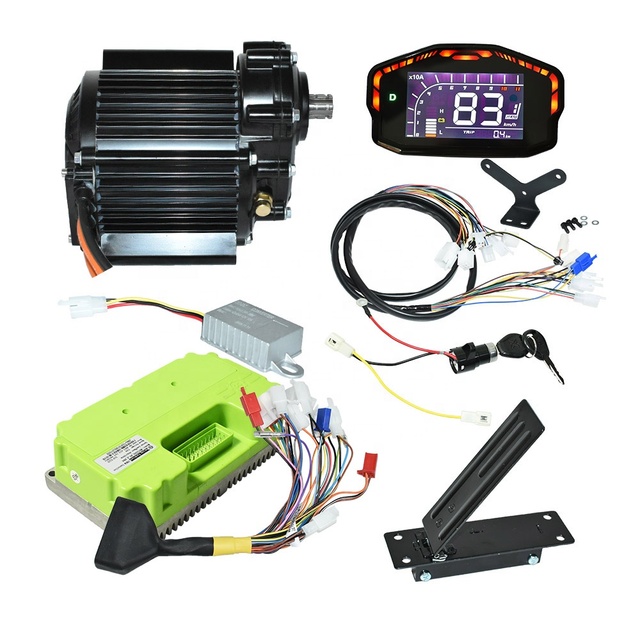 QSMOTOR QS120 Conversion Kit Fardriver 72260 Controller Foot Pedal Throttle 60H V3 2000w Electric Bike Retrofit Mid Drive Kit