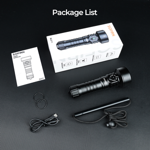 소프른 SD11 전문 다이빙 비디오 라이트 5000lm 화이트 레드 UV 고CRI LED 스쿠버 토치 (수중 사진 촬영용) - Product Image 6