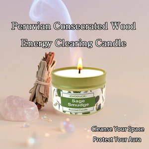 Itens de Presente para Eventos com Frete Grátis, Velas Aromáticas Orgânicas de Sálvia de 3OZ, Lembranças de Casamento para Convidados - Product Image 4