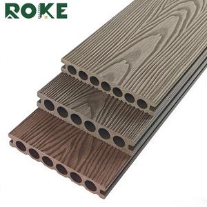 Tarima de WPC Resistente al Agua de Fábrica ROKE, Madera Plástica Compuesta con Relieve para Jardín y Piscina - Product Image 1