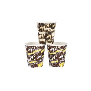 Gobelets en papier jetables personnalisés avec logo imprimé, écologiques, pour les entreprises, les bureaux, les restaurants, la publicité promotionnelle - Product Image 4