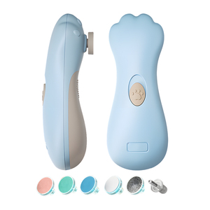 Seis cabezales de molienda, recortador de uñas para niños, pulido fino, ajuste deslizante de dos engranajes, recortador de uñas eléctrico para bebés - Product Image 4