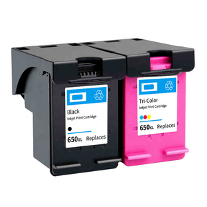Cartucho de Alta Calidad 650XL de Repuesto para Impresoras <span class=keywords><strong>HP</strong></span> <span class=keywords><strong>Deskjet</strong></span> Advantage <span class=keywords><strong>3545</strong></span>/2515/2520/4615/4625, Impresión Estable - Product Image 1