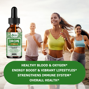 Factory Direct Iron Liquid Drops with Iron Energy Boost Vibrant lifestyles Cognitive Function Calm Mood Cellular Health - Product Image 5