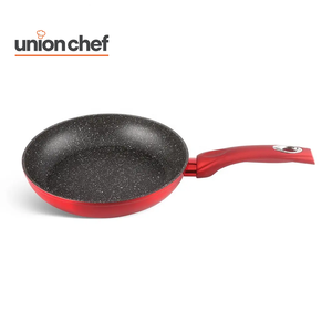 Liên Minh đầu bếp giả mạo nhôm Đỏ <span class=keywords><strong>Frying</strong></span> <span class=keywords><strong>Pan</strong></span> với lớp phủ kim loại không dính 4mm dày 1-2L công suất cảm ứng sẵn sàng phong cách Mỹ - Product Image 2