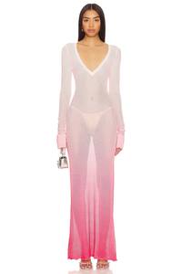 Blusa <span class=keywords><strong>da</strong></span> <span class=keywords><strong>sera</strong></span> Slim a trapezio <span class=keywords><strong>da</strong></span> donna lunga fino al pavimento - Product Image 2