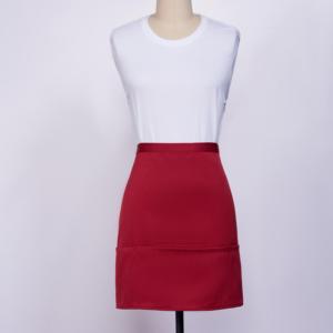 Delantal de cera de media camarera con logotipo personalizado de múltiples bolsillos, medio delantal de jardín - Product Image 5