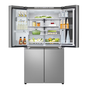 Réfrigérateur <span class=keywords><strong>LG</strong></span> Original Chinois Multi-Cross <span class=keywords><strong>4</strong></span> <span class=keywords><strong>Portes</strong></span> avec Fenêtre Knock-Knock, Distributeur de Glace, Multi-Circulation d'Air, Refroidissement par Air, Compresseur Intelligent BLDC - Product Image 3