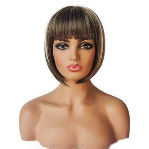 วิกผมผู้<span class=keywords><strong>หญิง</strong></span><span class=keywords><strong>ผม</strong></span><span class=keywords><strong>สั้น</strong></span>ตรง - <span class=keywords><strong>ทรง</strong></span><span class=keywords><strong>ผม</strong></span><span class=keywords><strong>บ๊</strong></span><span class=keywords><strong>อบ</strong></span> - หนังศีรษะเสมือนจริง - แสกข้าง - วิกผมสีน้ำตาลอ่อน - Product Image 2