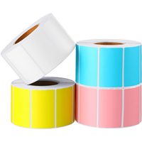 Étiquettes adhésives thermiques directes en vinyle thermofusible, résistantes à la chaleur, écologiques, imperméables, 60x40mm, pour la promotion en supermarché