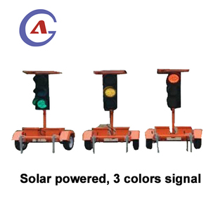 An toàn cao không dây năng lượng mặt trời Powered di chuyển tạm thời tín hiệu giao thông đường bộ ánh sáng - Product Image 4