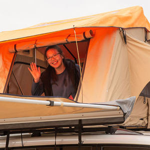 Meilleure vente Tente de toit de voiture à coque souple étanche 4X4 SUV pliable pour l'extérieur <span class=keywords><strong>Tours</strong></span> autonomes Ouverture rapide sur le toit pour - Product Image 2