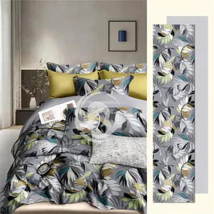 Polyester bedsheet for hotel & hospital bedroom furniture bed sheet set bedding 100% polyester duvet cover with best price