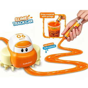 MILI Giocattolo Antistress Innovativo, Kit Slime Magico Sicuro con <span class=keywords><strong>Auto</strong></span> su Pista, Morbido e Non Appiccicoso, Guida Automatica con Un Solo Tasto - Product Image 1