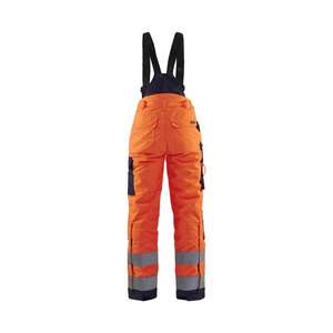 BLAKLADER - 788519775389C48 Women's <b>Hi</b>-<b>Vis</b> winter trousers <b>Orange</b>/Navy blue - EAN 7330509551301 <b>HI</b>-<b>VIS</b> WORKWEAR - Product Image 2