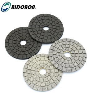 BIDOBON 100mm 4 pouces Marbre Granit Humide Noir <span class=keywords><strong>Blanc</strong></span> Tampons De <span class=keywords><strong>Polissage</strong></span> - Product Image 4