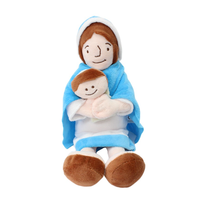 Poupée de chiffon en tissu brodé personnalisé poupée arabe Maria en peluche douce