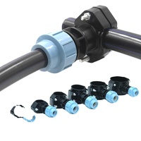 Tuyau d'Eau REHOME 40mm X 100m en Plastique Noir, Tuyau d'Alimentation en Eau PEHD SDR11 PN16 pour l'Irrigation