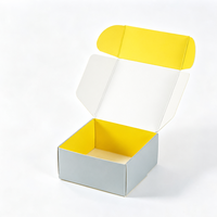 Boîte à macarons en carton ondulé avec poignée, estampage à chaud, pour emballage cadeau de pâtisserie, recyclable