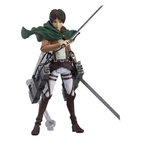 Figura DE ACCIÓN DE Attack on Titan, estatua de Anime japonés, Levy Ackerman